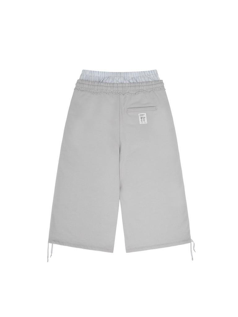 TUOMIO Detachable Bermuda Sweatpants [Grey]