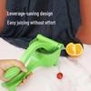 Multifunctional Manual Lemon and Fruit Juicer - Compact Plastic Design for Household Use