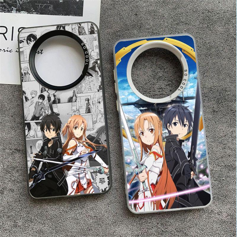 Sword Art Online Anime Soft Phone Case for Xiaomi Redmi Note 13 14 15 Pro Plus 12S 12 11S 11 11T 10S 10 Shockproof Cover Back Sh