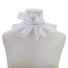 Victorian Collar Ruffled Court Collar Renaissance Sweet Lapel Collar for Shirt Blouse Decorative Spread False Collar