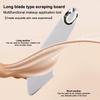 Stainless Steel Guasha Scraper With Pu Leather Bag Metal Spatula Facial Massager Beauty Facial Skin Care Tools Guasha Board