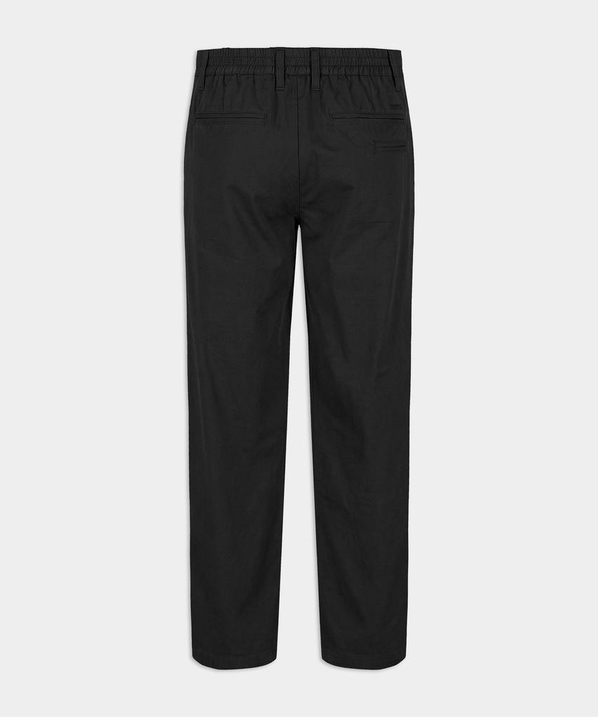 BIRBANTE Cool Stretch R.C Fit Elastic Waist Chino Pants - Black