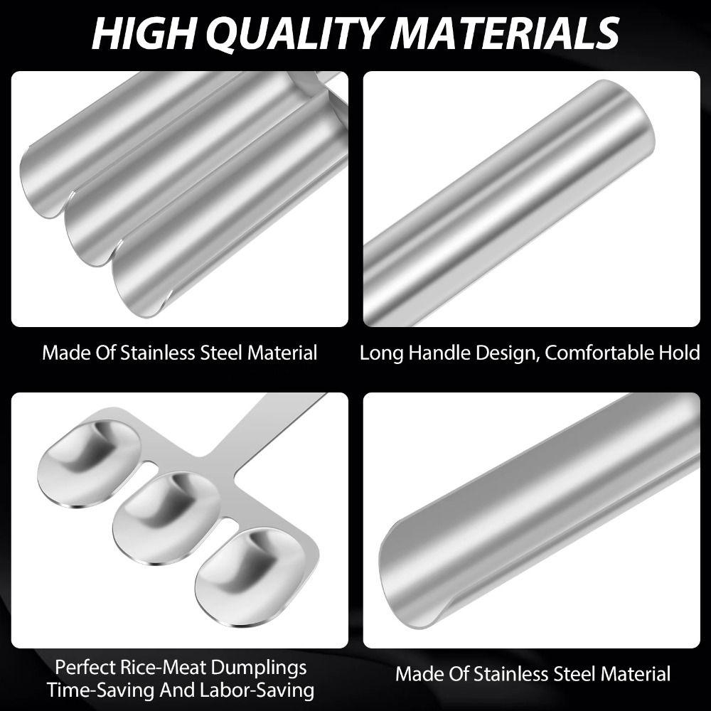 Durable Meat Making Ball Mold Easy-Release Meatball Maker Tool Manual Meatball Maker  Home Kitchen