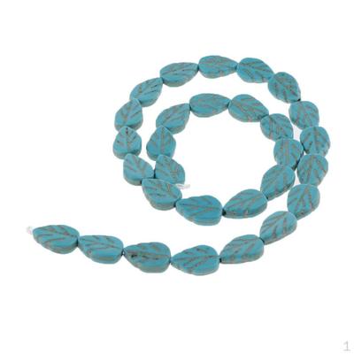 30 4 X 9mm Turquoise Beads Gemstone Loose Spacer Strand Crafts for