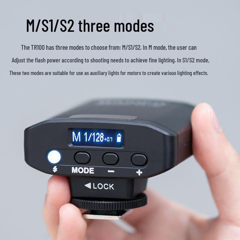 Jiebao TR100 Mini On-Camera Flash for DSLR & Mirrorless Cameras