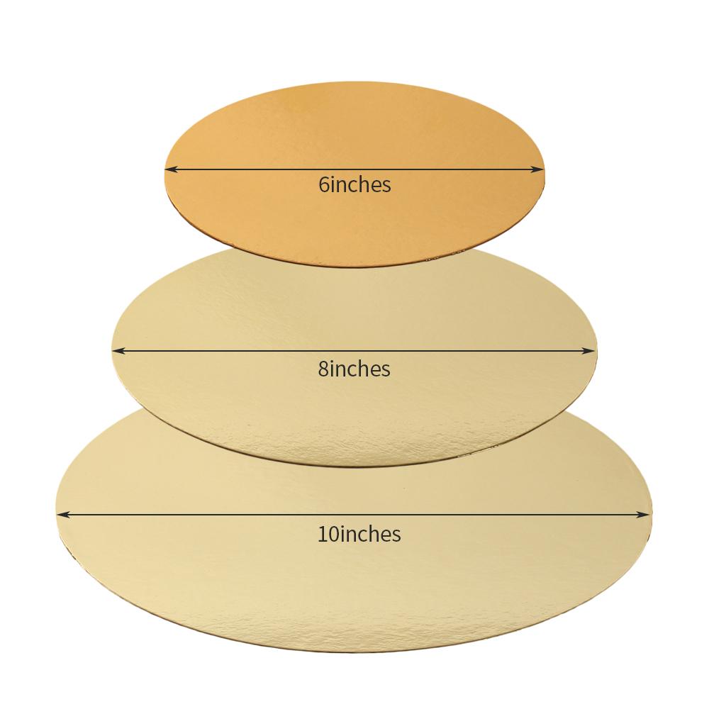 6/8/10inch Round Cake Board Circle Base Cupcakes Stand Paper Cases Liners Party Pastry Baking Mat Decorations