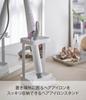Yamazaki Tower Hair Iron Stand with X X Tower Hair Iron 5062 Heat-Resistant Tray, White, Approx. 10.5 10.5 16.5 Cm, Holder,