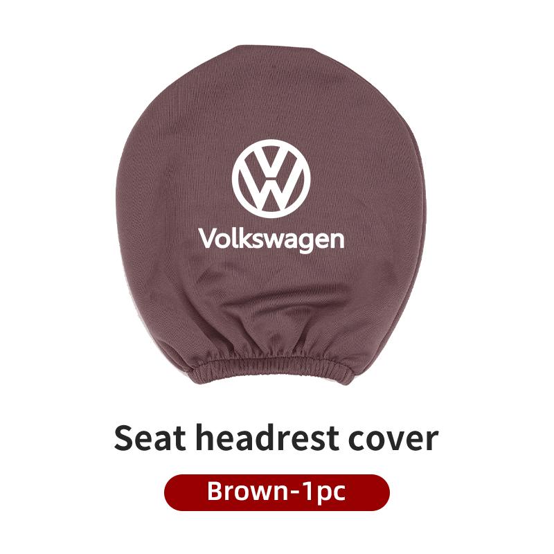 2026 Hot For Volkswagen VW Car Seat Headrest Protective Cover Anti-Dirty Pillow Protector For VW Scirocco Jetta Beetle Golf Pass