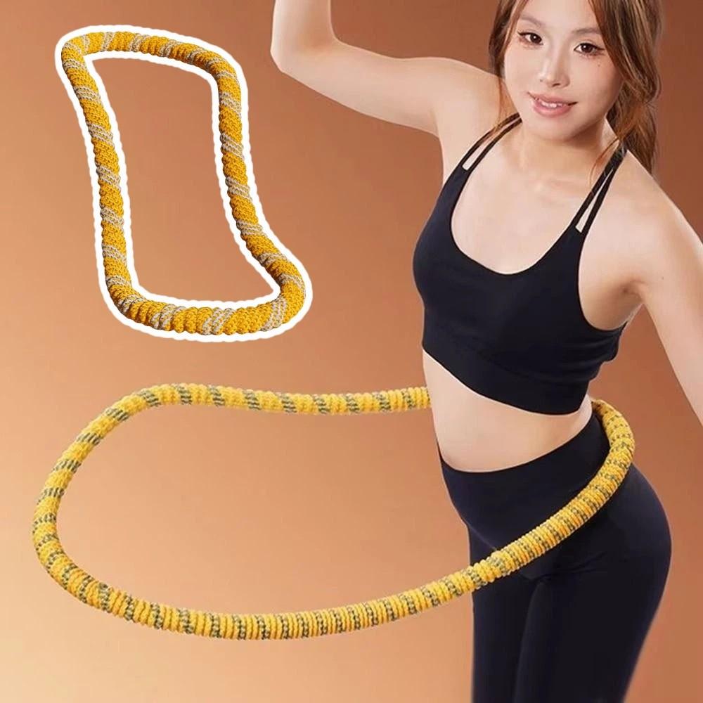 Durable Spring Tube Yoga Circle Foldable Weight Loss Circle Slimming Sport Hoop  Aerobic Exercise