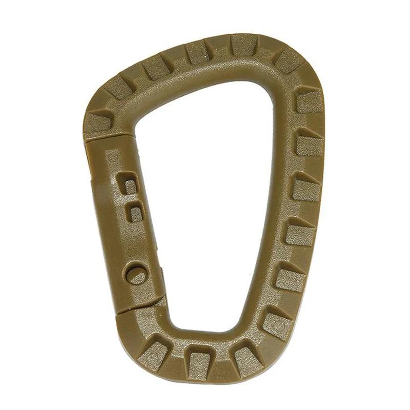 Outdoor Mountaineering Tactics Hanging Buckle Plastic Mountaineering Buckle Nylon Mountaineering Bag Hanging Key D Buckle