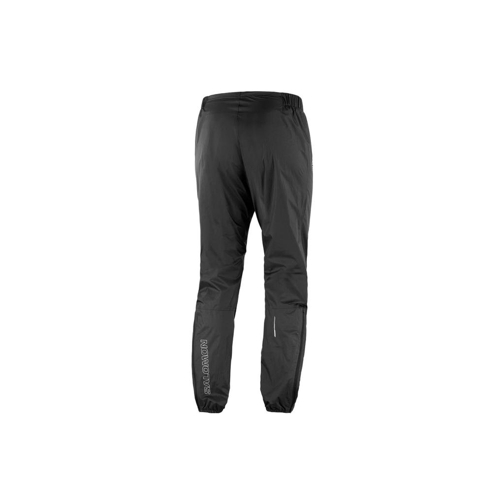 SALOMON Bonatti Waterproof Letter Print Elastic Fit Cuffed Casual Pants Unisex Bottoms Black LC2059300