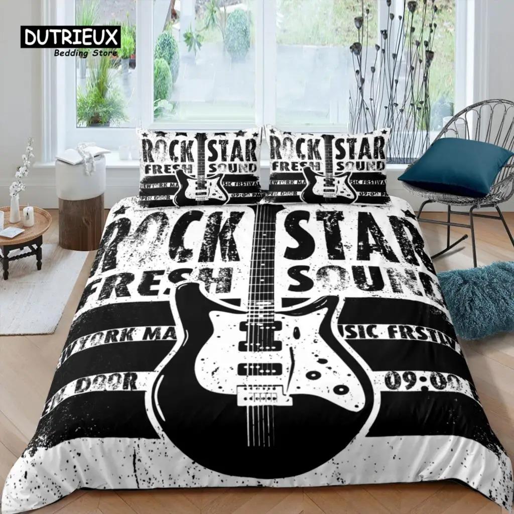 Home Living Luxury 3D Cello Music Print Bedding Set Duvet Cover Pillowcase Kids Bedding Set Queen and King EUUSAUUK Size