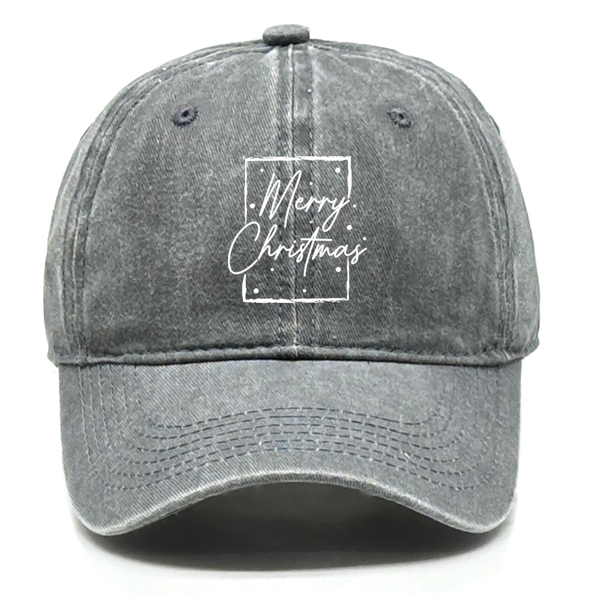 

Merry Christmas Print Hats For Woman Inelastic Snapback Caps Perfect For Outdoor Accessory Unisex Sun Hat One Size Fits All сірий