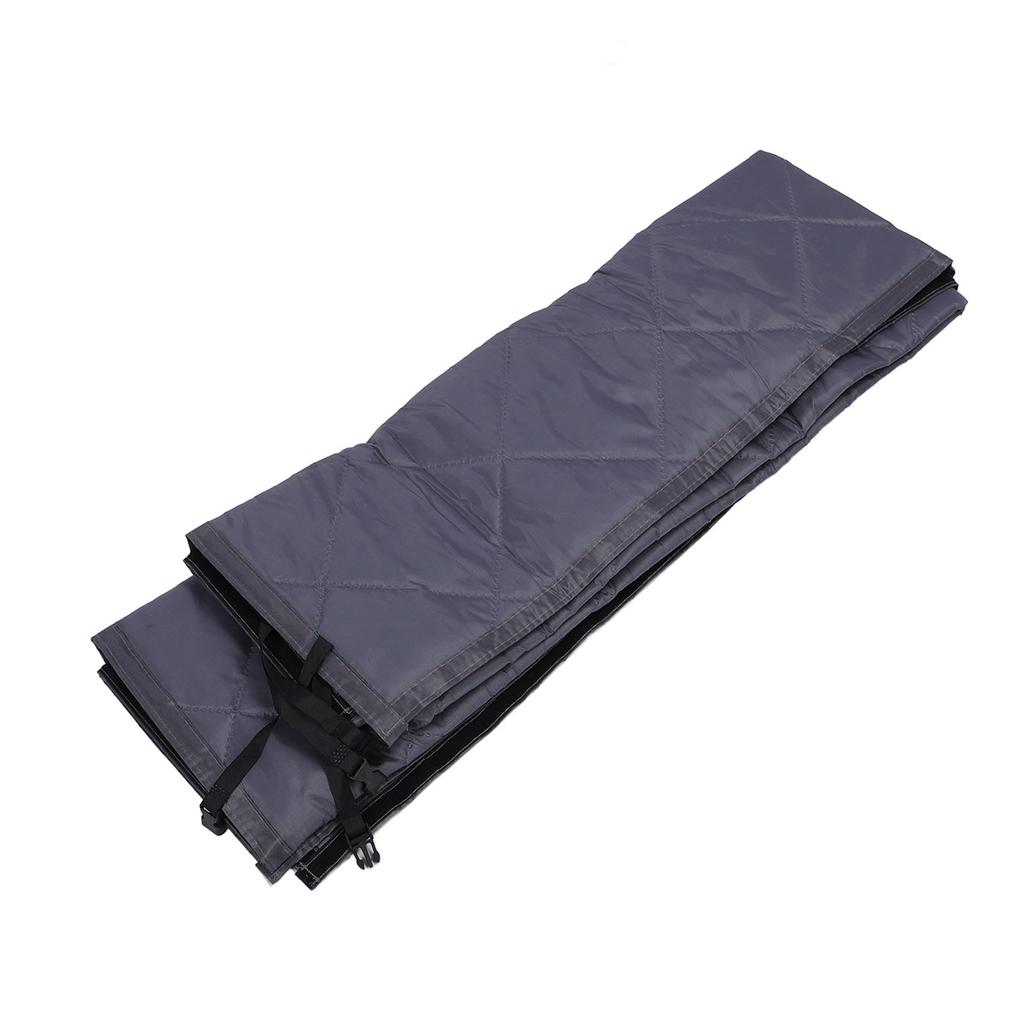 Isolierter Fensterbezug 3-lagiges Oxford-Gewebe Baumwollgefüllt Frostschutz Winterfensterisolierung