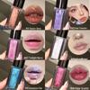 Chameleon Color-Changing Pearlescent Lip Gloss: Spring/Summer Glitter with Mirror Shine and Fine Shimmer