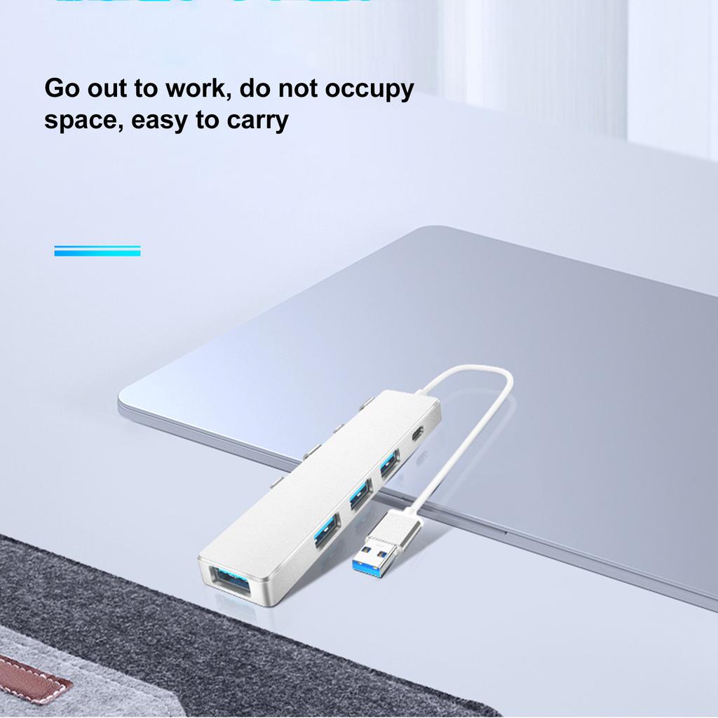 USB Hub High Speed 1xUSB3.0 Port 3xUSB2.0 Ports 1xUSB C Power Port USB3.0 4 Ports Hub USB Hub Multiport Adapter
