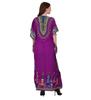 TreegoArt Fashion Women's Polyester Long African Kaftan Caftan Printed Adjustable Boho Dress Nightwear Maxi Gown