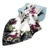 Hem F Kvinnor Simulering Siden Scarf Kvinnligt Tryck Liten fyrkantig Scarf Temperament Mode Siden Scarf
