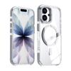 KEYSION Transparent Magnetic Case for MagSafe for iPhone 16 Pro Max Wireless Charging Shockproof Phone Cover for iPhone 16 Plus