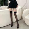 Women Glitter Thigh High Stockings 12D Summer Ultra-thin Ladies Collant Sexy Lingerie See Through Stockings Wide Rib Top Details
