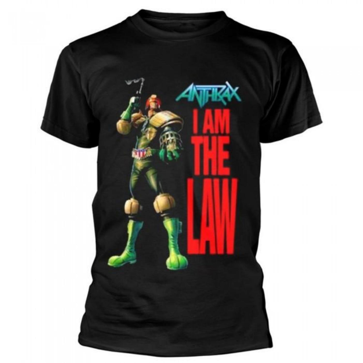 

Anthrax Unisex Adult I Am The Law T-Shirt S разноцветный