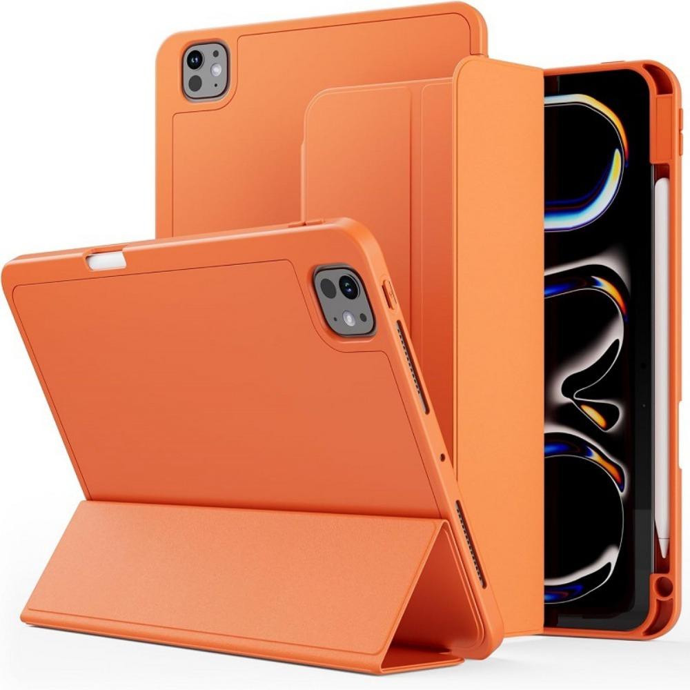 

2025 для iPad 11 Чохол з відділенням для олівця Преміальна шкіряна обкладинка для iPad Air 13 дюймів та iPad 10 Захисний чохол 2022 iPad 10th 10.9 помаранчевий