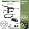 Monopattino Elettrico NUTT A5-D con Freni Idraulici, 140mm, 160mm, 180mm, Compatibile con Zero 10X, KUGOO G1, VSETT 10+, 9+, 9