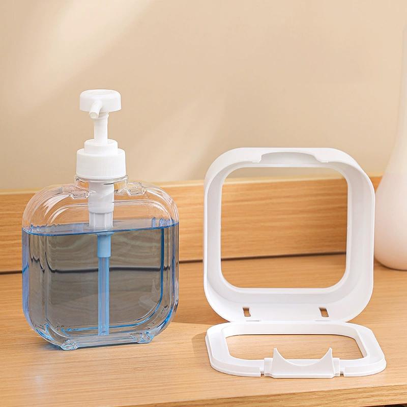 Bathroom Soap Dispenser 300/500ml Transparent Dispensing Bottle Refillable Lotion Portable Travel Dispenser Bath Pump Bottle
