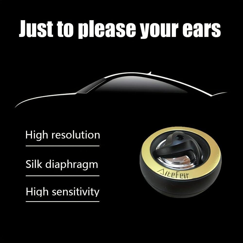 2 Pcs 450W High Efficiency Mini Dome Tweeter Speakers with Base 12V Car Audio System Loudspeaker for Auto Sound Upgrade