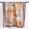 New Chinese Style Oil Painting Flower Scarf Long Silk Scarf For Travel Sun Protection