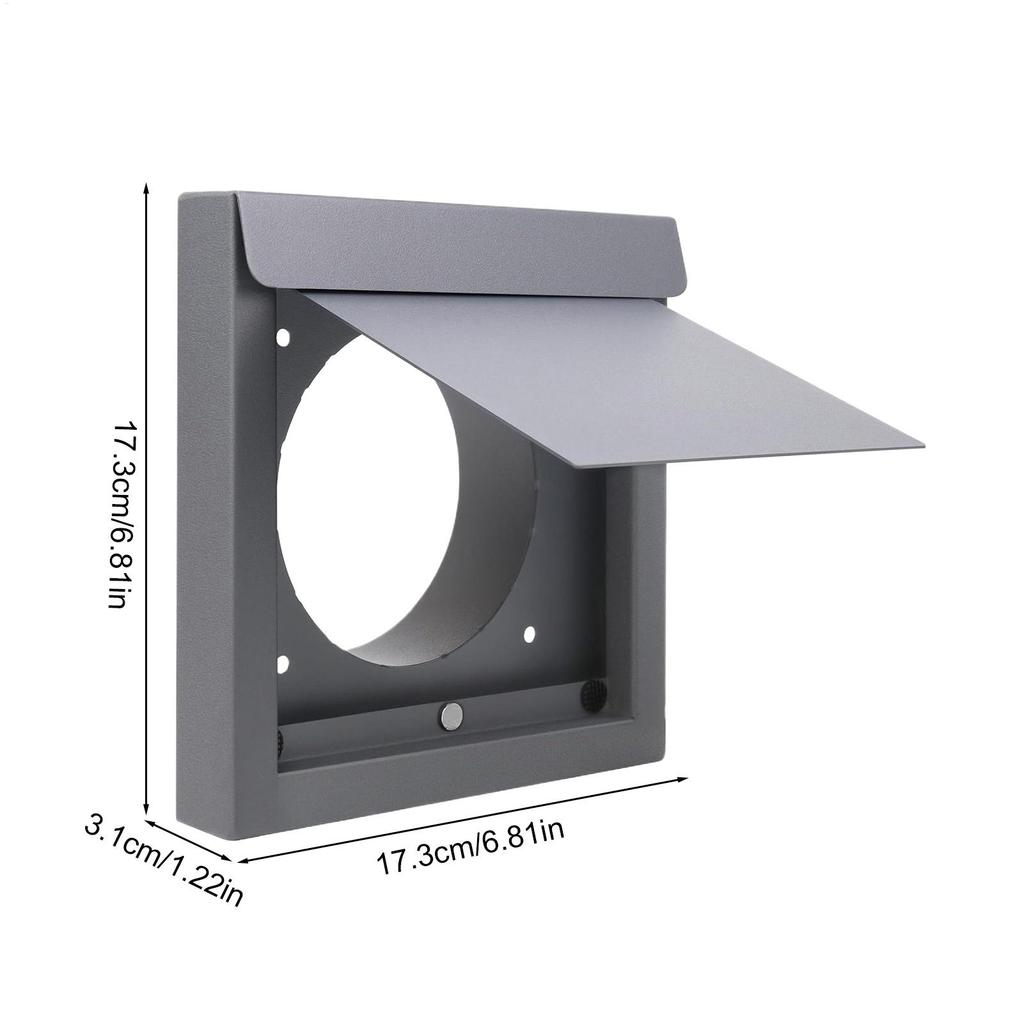 Außen-Wäschetrockner-Entlüftungsabdeckung 4 Zoll Edelstahl Maximale Luftstrom-Effizienz Abdeckung Für Belüftung Haus Außenwand Sicherheit