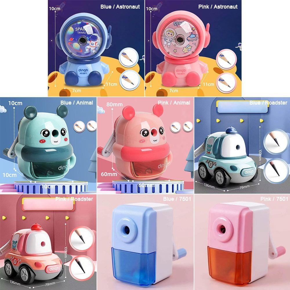 Cartoon Astronaut Pencil Sharpener Creative Students Stationery Funny Office Supplies