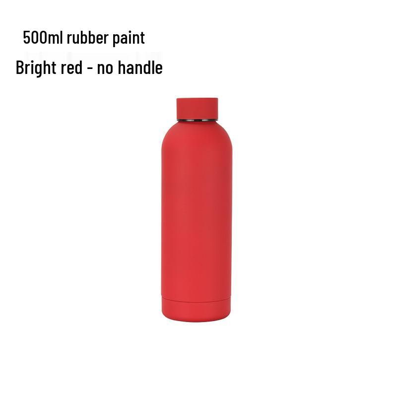 750ml Nerezová termoska - Přenosná, Matná, S malým hrdlem, pro venkovní sporty a do auta