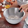 Kitchen Baking Tool 12 Inch Stainless Steel Wire Whisk Manual Rust-proof Egg Mixer Balloon Shape Egg Beater Batter