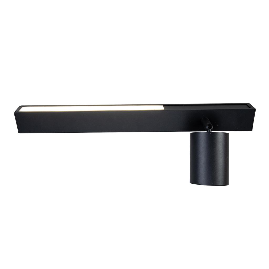 Wandleuchte Magnet 9W+1Xgu10 3000/4000K Schwarz Rechts