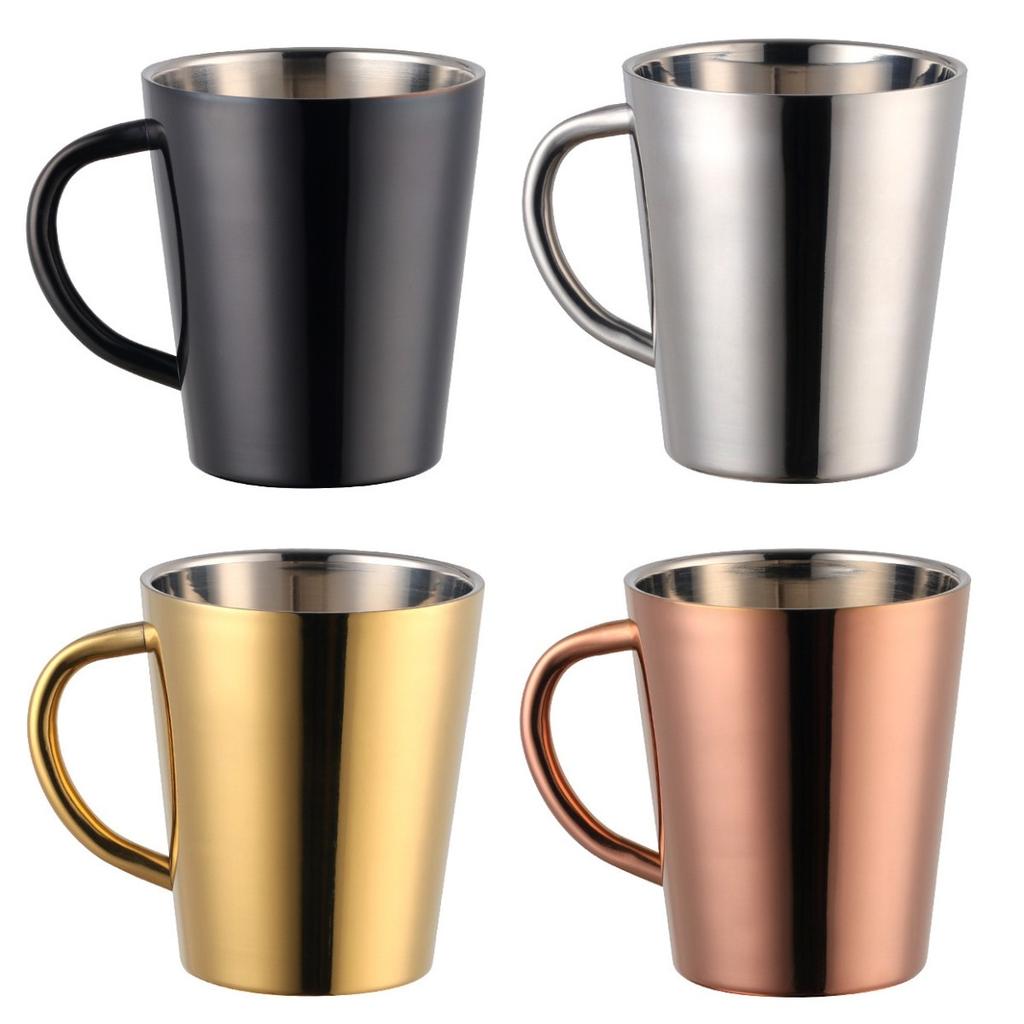 Tazza termica in acciaio inossidabile a doppia parete da 300 ml per bevande calde o fredde