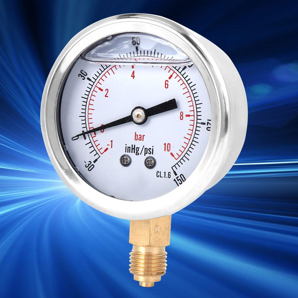 TS PGGZ60410bar 14BSP Y60 Radial Oil Filled Vacuum Pressure Gauge Manometer