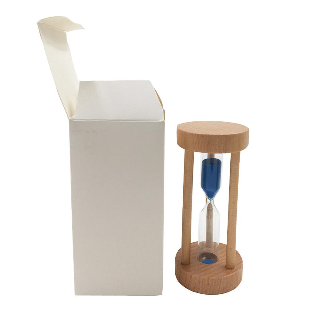 3 Min Handmade Hourglass Sand Clock Car Cooking Timer Wooden Sandglass Exercise