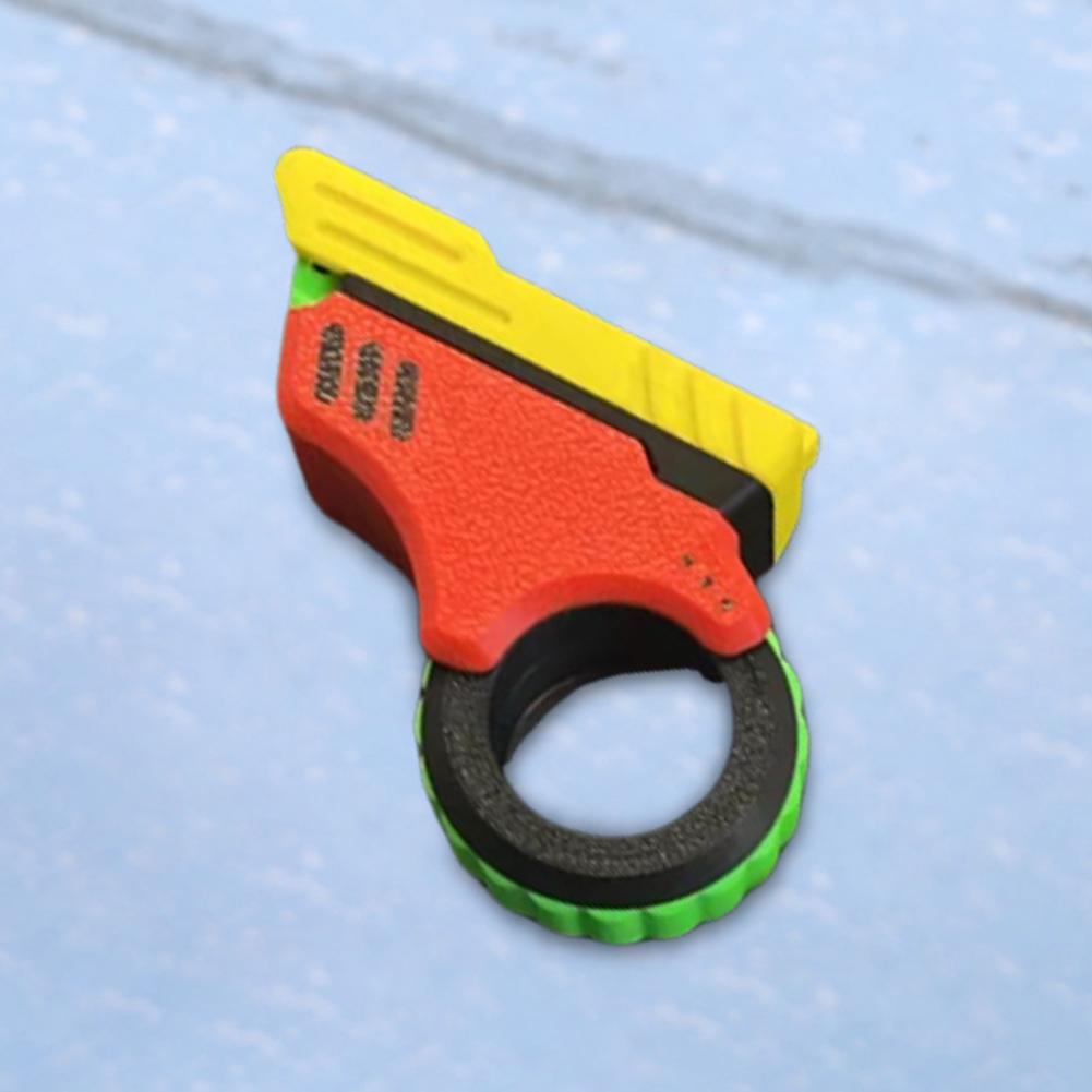 3D Printed EDC Soothing Spinner Effective Stress Reduction Metal Hand Spinner Small Pistol Toys for Anxiety and ADHD Sufferers