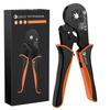 Hexagonal Ferrule Crimper Tool AWG28-5 (0.08-16mm?), Lytool Wire Ferrule Crimping Tool, Self-Adjustable Ratchet Wire Crimping Pliers, Wire Ferrule Ter