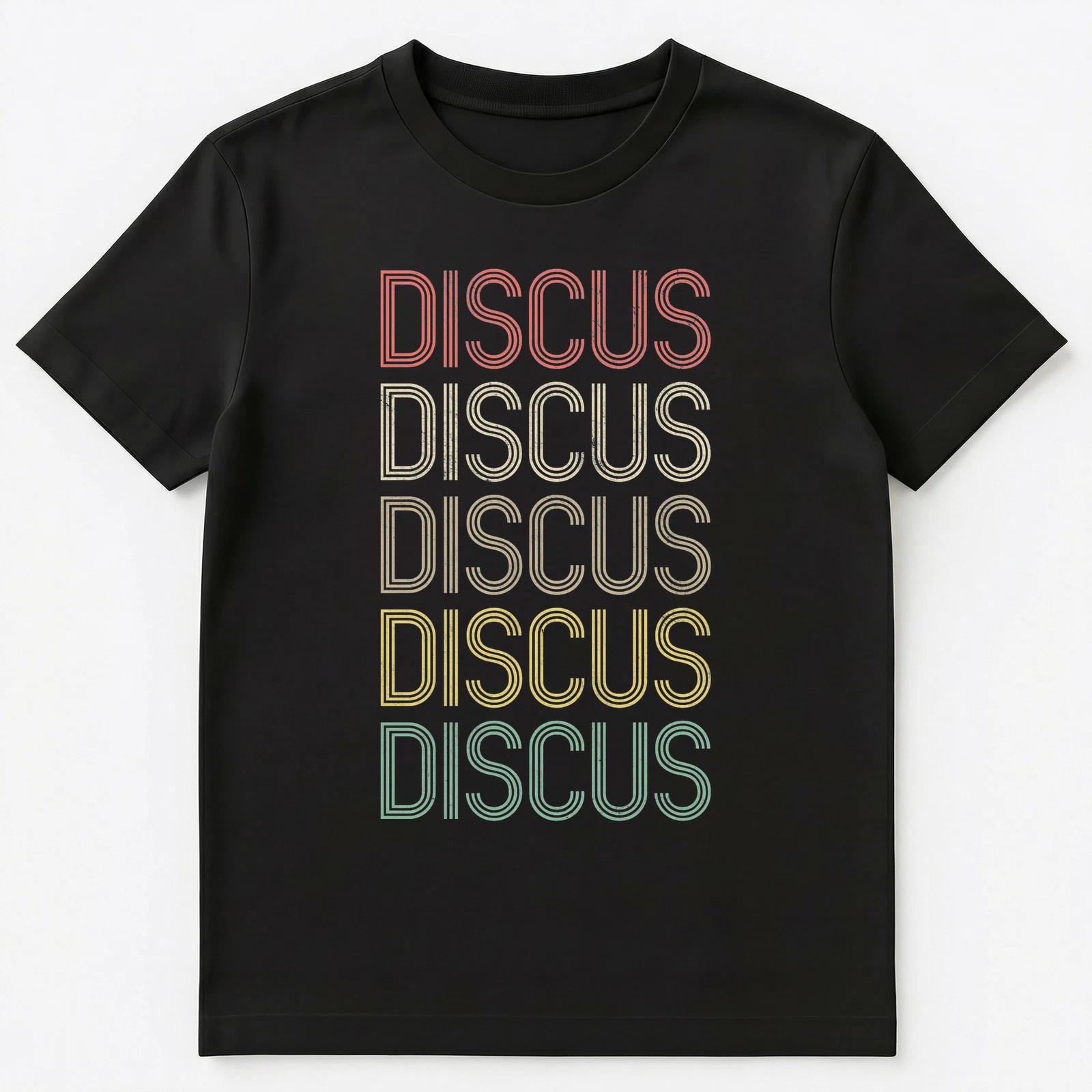 

Retro Style Discus Unisex T-Shirt 2XL
