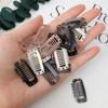 Wig Clips U-shape Metal Snap Claw Clip with Soft Rubber 9 Teeth Jewelry for Women Berets Caps Hair Pins DIY Accessories