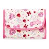 COLORFUL CANDY STYLE Deodorizing Diaper Pouch and Diaper Pouch Set of Heart and Ribbon Sparkle Beauty (Clutch Type) 2, (White) B8001600-BTR