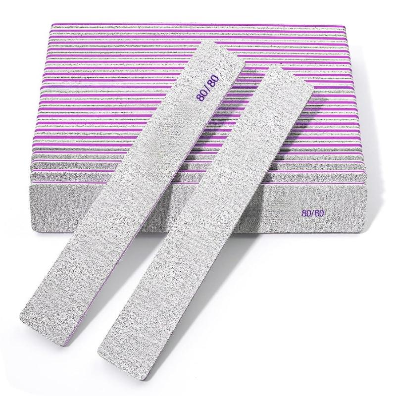 Xiaomi 10/25 PCS Nail File Professional Nail Files Reusable Double Sided Emery Board(100/180 Grit)Nail Styling Tools for Home Salon Use