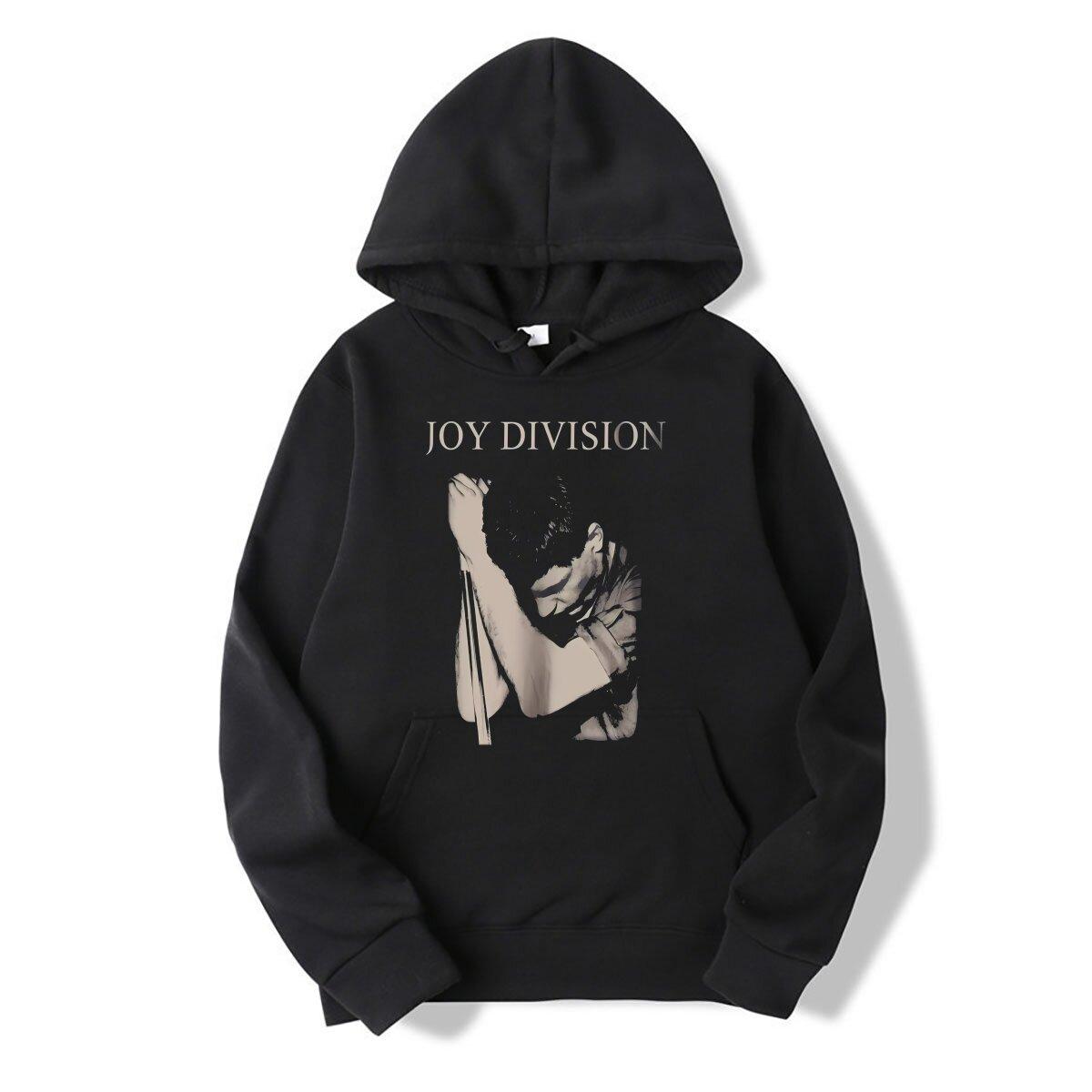 

Joy Division IAN CURTIS Rock Band Black Unisex hoodies Size S-4XL For Fans XL