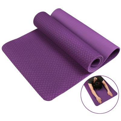 WINOMO Yoga Mat 6mm Non Slip Exercise Mat Thick Fitness Pilates Workout Pad Dark Purple