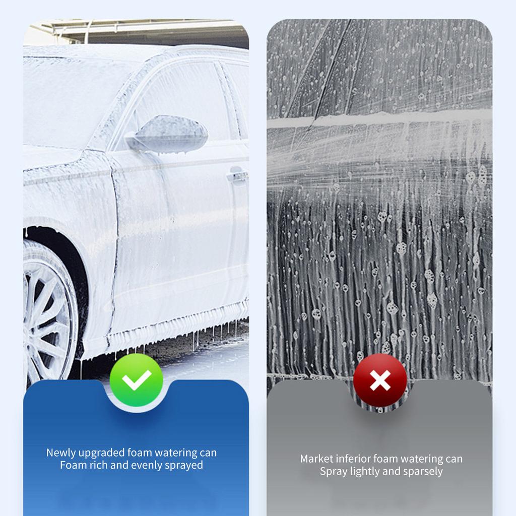 Pulverizator de spumă cu pompă 2L Pulverizator de spălat auto de 0,5 galoane Pulverizator cu pompă de spumă Pulverizator de săpun sub presiune manual pentru casă