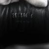 Pristine PRADA Sneakers Triangle Logo Triangle Plate Black Nappa Leather Mens 6 Used