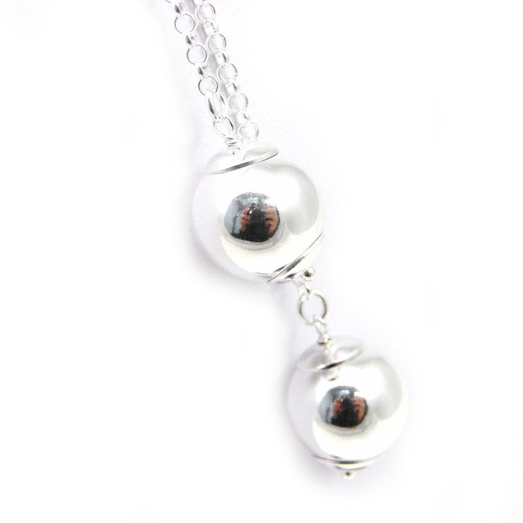 Les Trésors De Lily [G2540] - Silver Necklace 'Choreography'