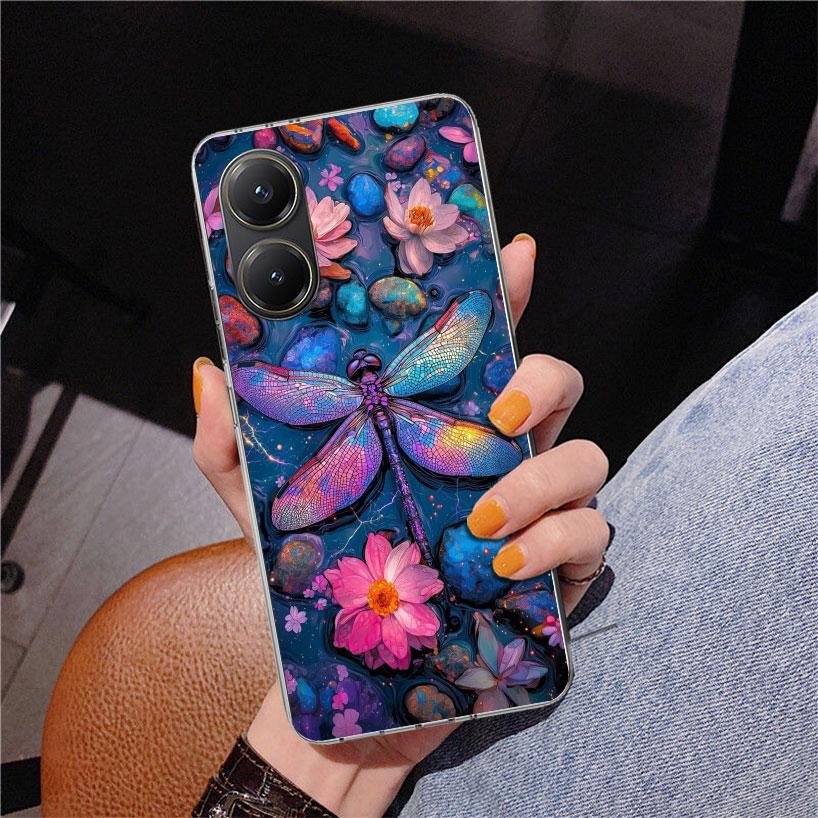 Beautiful Dragonfly Enthusiasts Phone Case For Xiaomi Poco X7 X6 X5 Pro F7 Ultra Redmi 15C 15 13C 13 12C 12 10 10A 10C 9 9A 9C 9